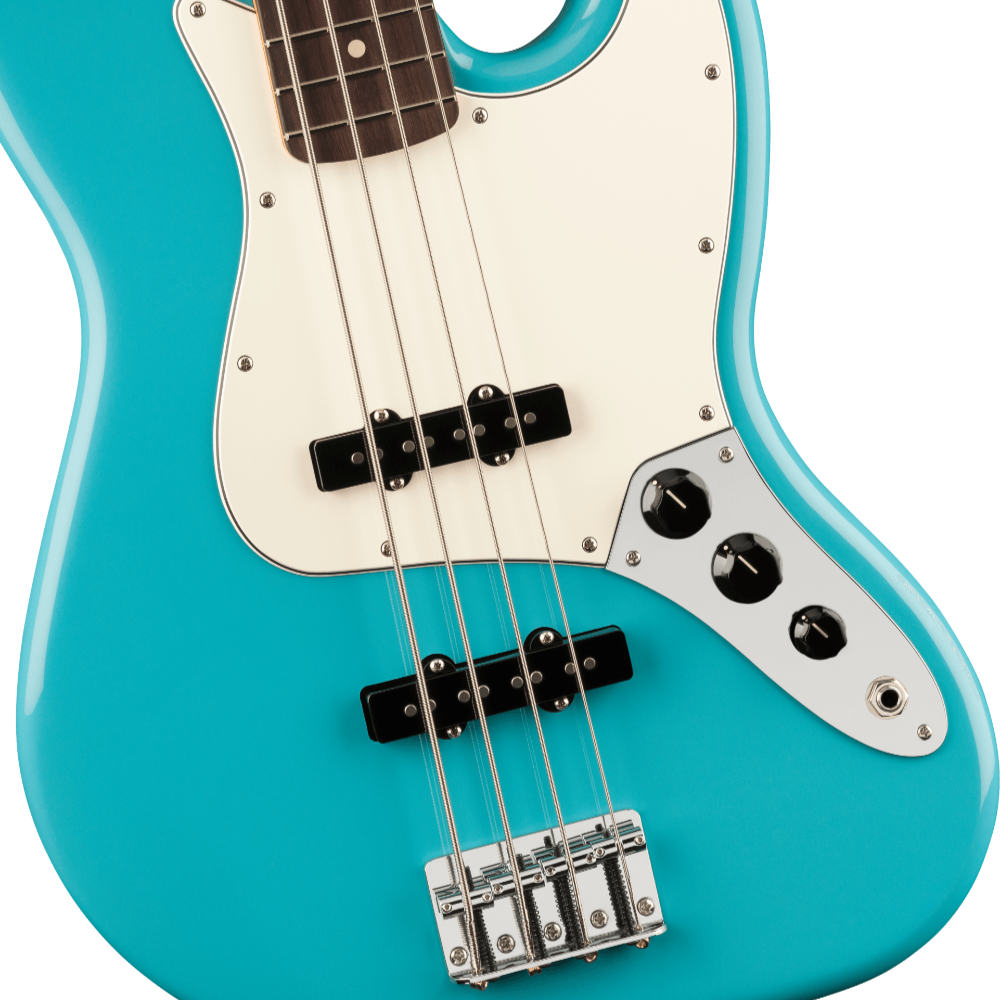 Fender フェンダー Player II Jazz Bass RW Aquatone Blue エレキベース ジャズベース ボディ画像