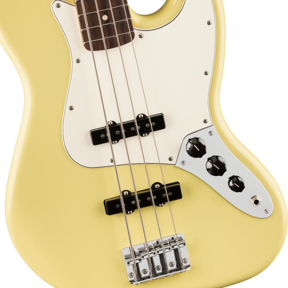 Fender フェンダー Player II Jazz Bass RW Hialeah Yellow エレキベース ジャズベース ボディ画像