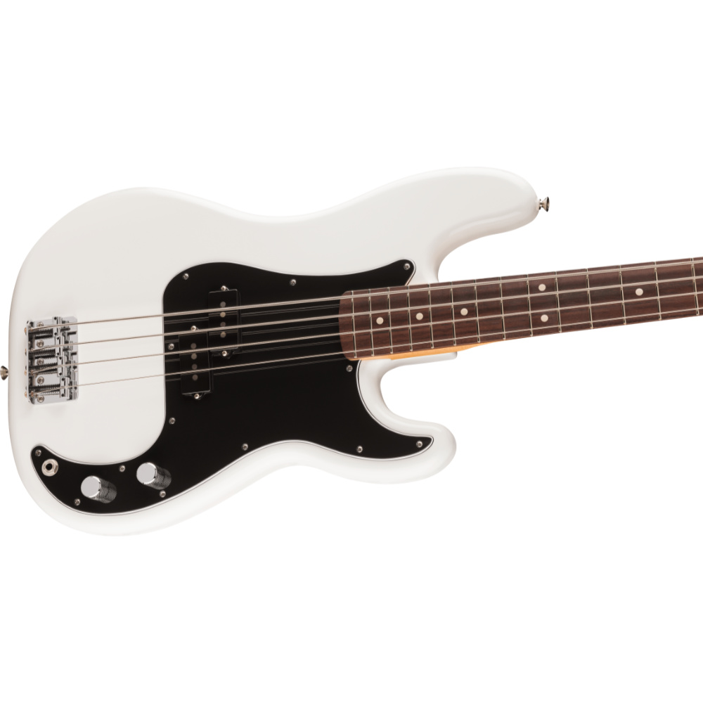 Fender フェンダー Player II Precision Bass RW Polar White エレキベース プレシジョンベース ボディ斜めアングル画像