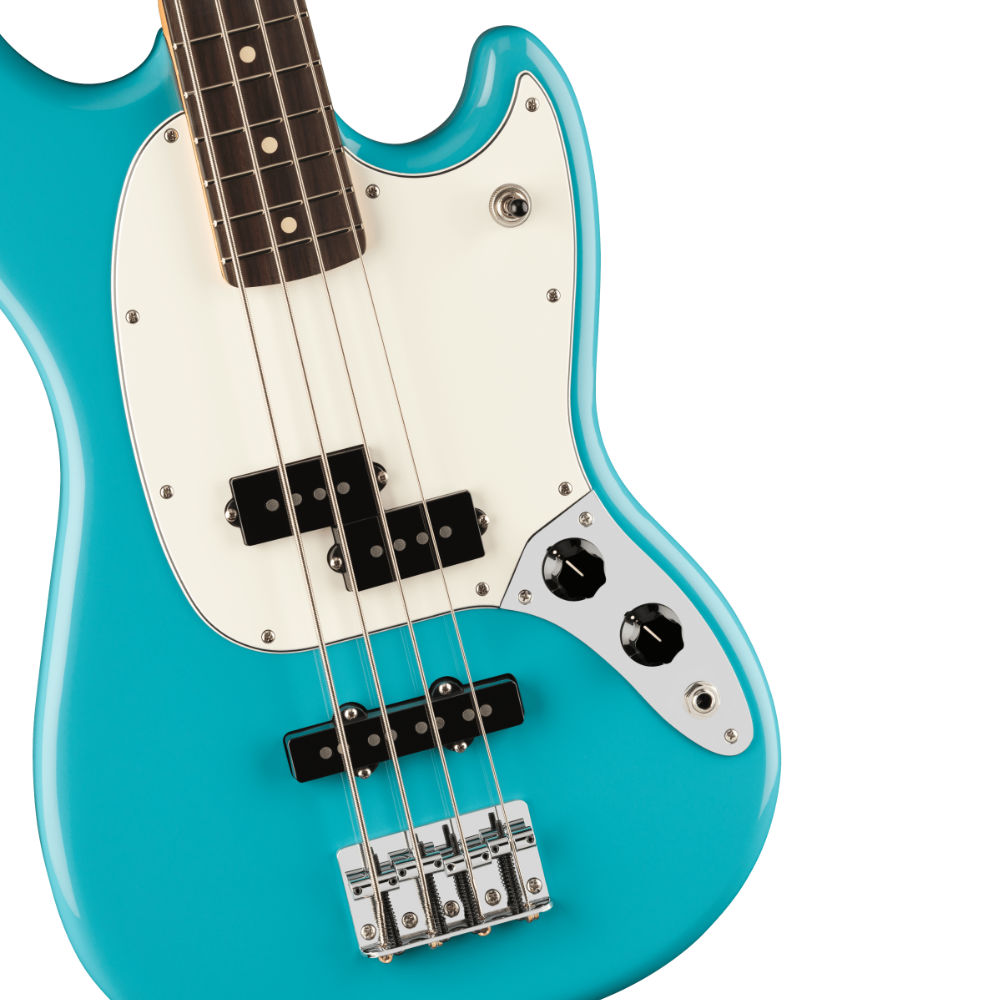 Fender フェンダー Player II Mustang Bass PJ RW AQB エレキベース ボディ画像1