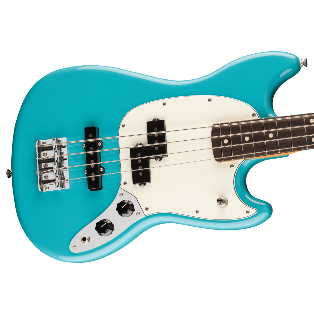 Fender フェンダー Player II Mustang Bass PJ RW AQB エレキベース ボディ画像2