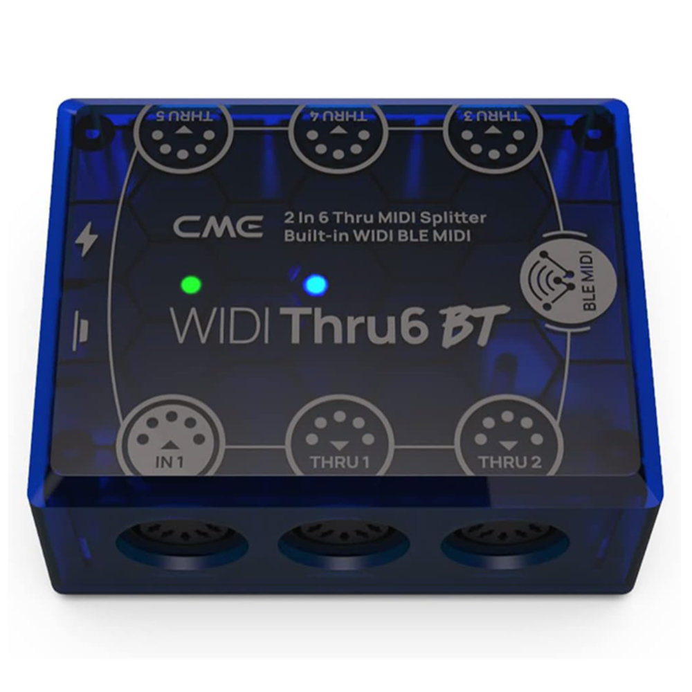 CME WIDI Thru6 BT MIDIスルー/スプリッターボックス 正面