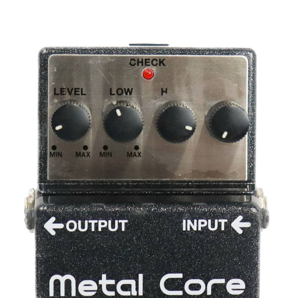 【中古】メタルコア エフェクター BOSS ML-2 Metal Core ハイゲイン ディストーション エフェクター 文字消え