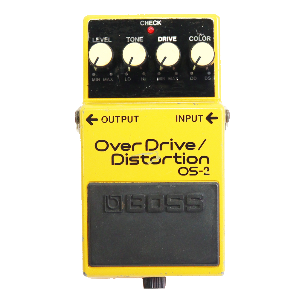 【中古】オーバードライブ ディストーション エフェクター BOSS OS-2 OverDrive Distortion ギターエフェクター