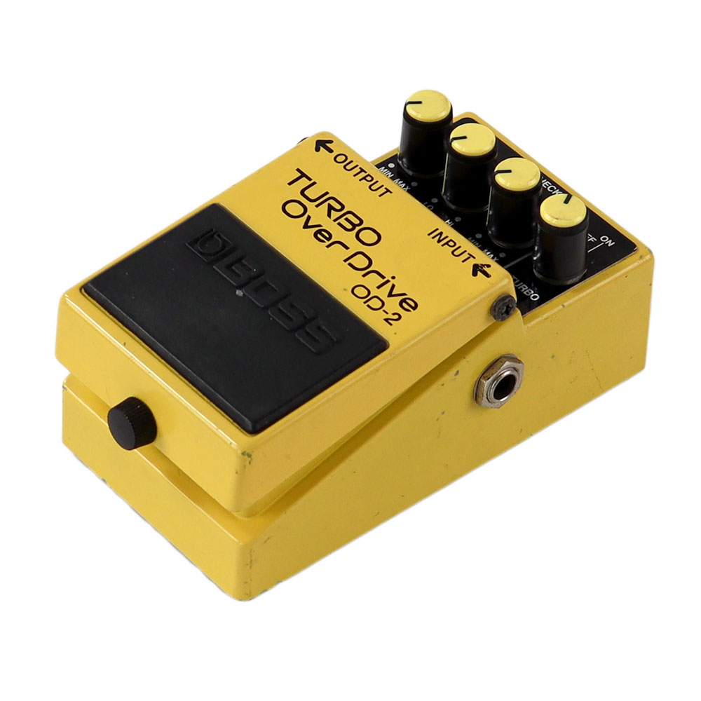 【中古】ターボオーバードライブ エフェクター BOSS OD-2 TURBO OverDrive ボス ギターエフェクター 全体