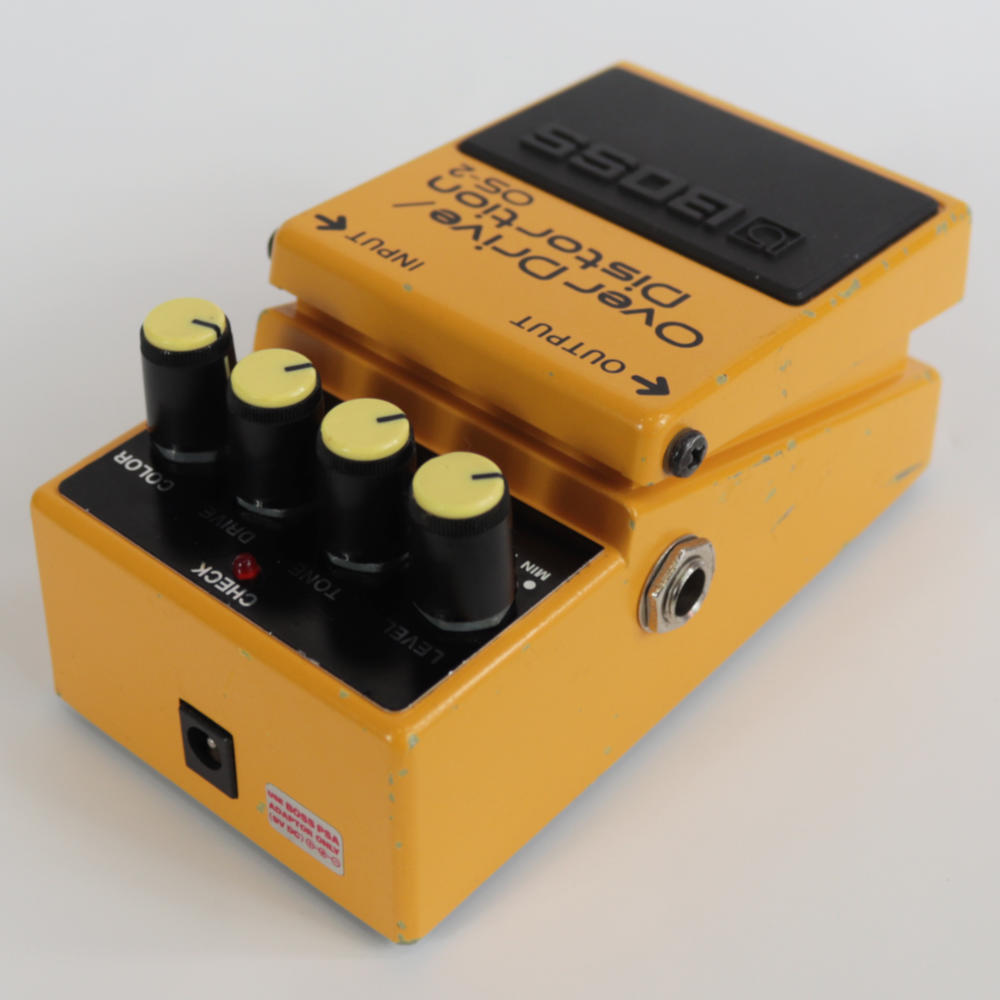 【中古】オーバードライブ ディストーション エフェクター BOSS OS-2 OverDrive Distortion ギターエフェクター output側