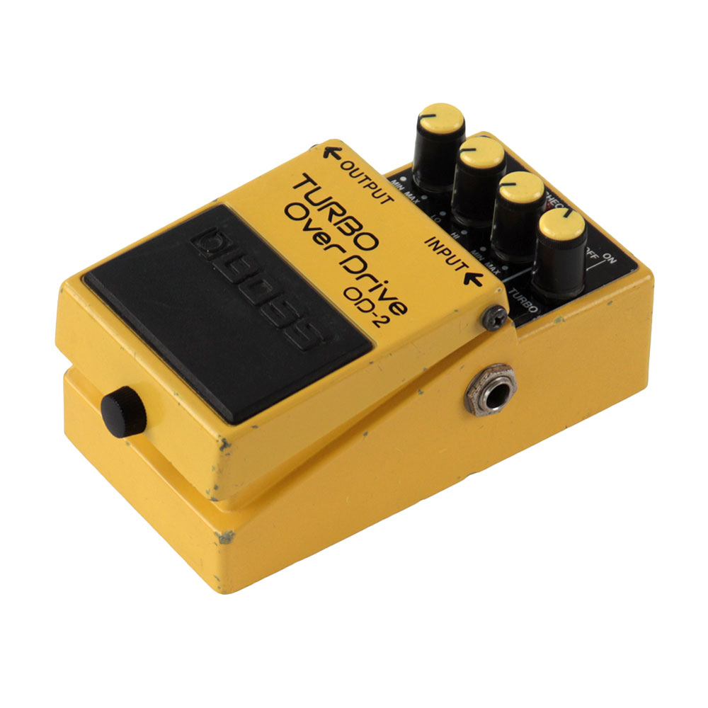 【中古】ターボオーバードライブ エフェクター BOSS OD-2 TURBO OverDrive ボス ギターエフェクター 全体