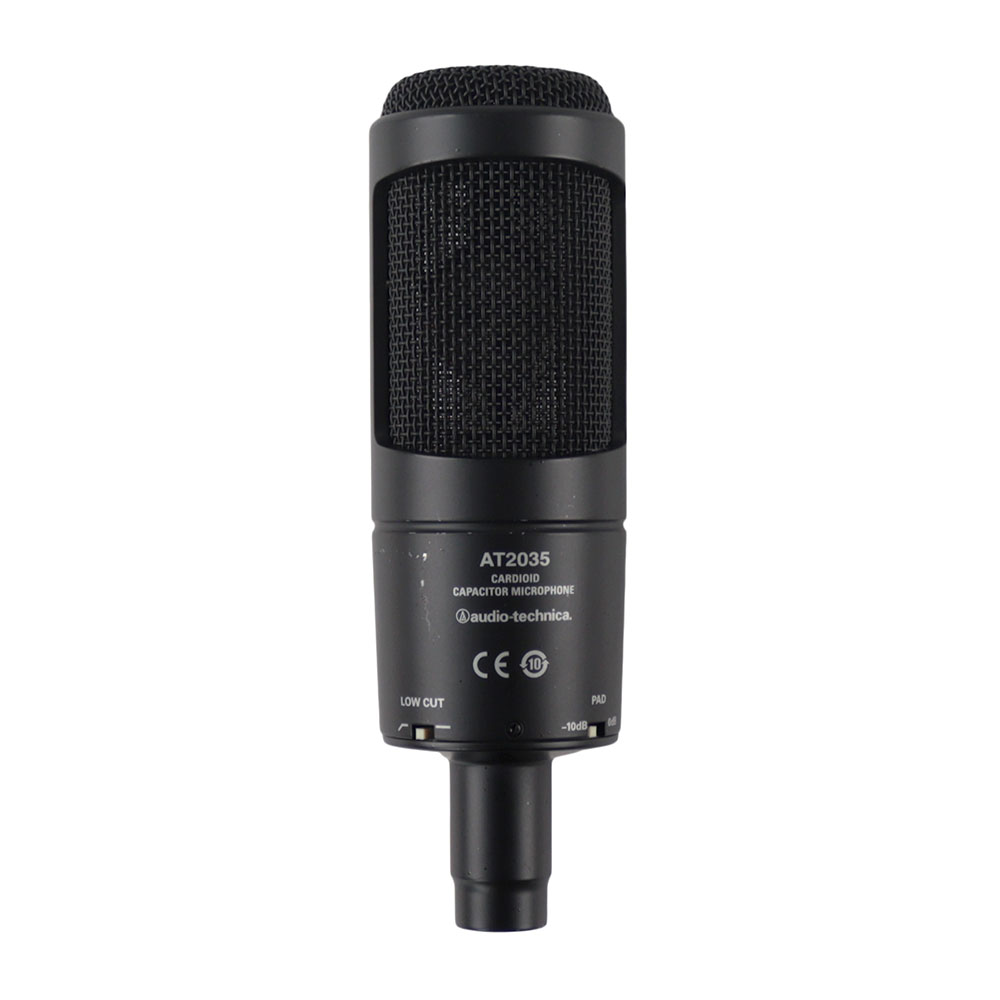 【中古】 マイク コンデンサーマイク AUDIO-TECHNICA AT2035 オーディオテクニカ オーテク 背面