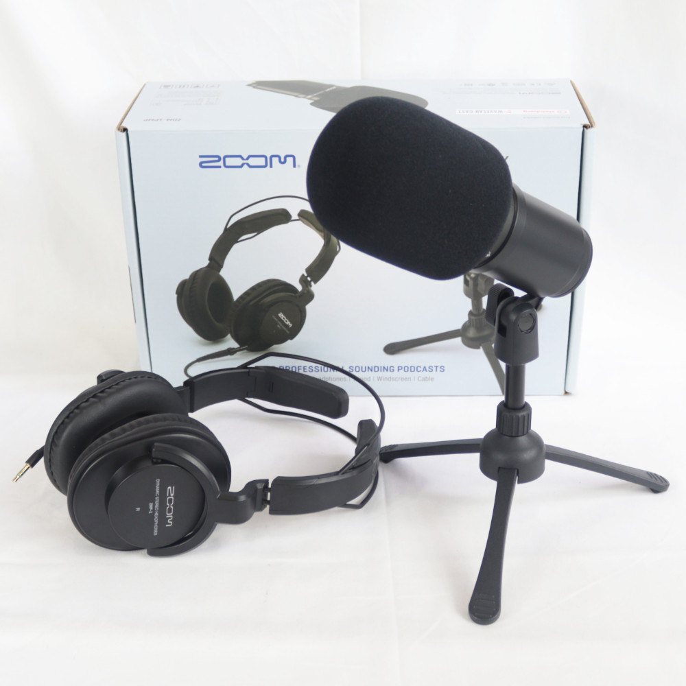 【中古】 マイク ヘッドホン セット ZOOM ZDM-1PMP PODCAST MIC PAC ポッドキャスト用 マイク ヘッドフォン パック