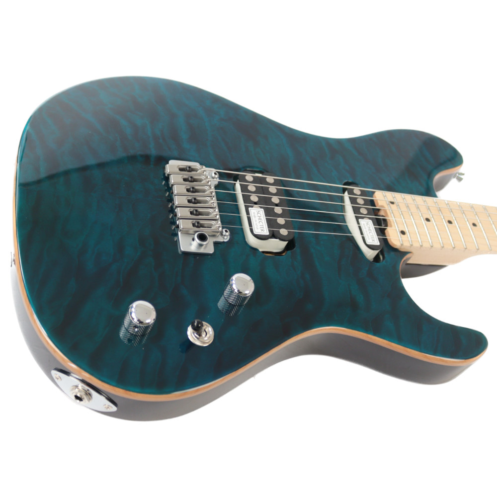 SCHECTER シェクター MZ-1 BLU/M エレキギター ボディ画像1