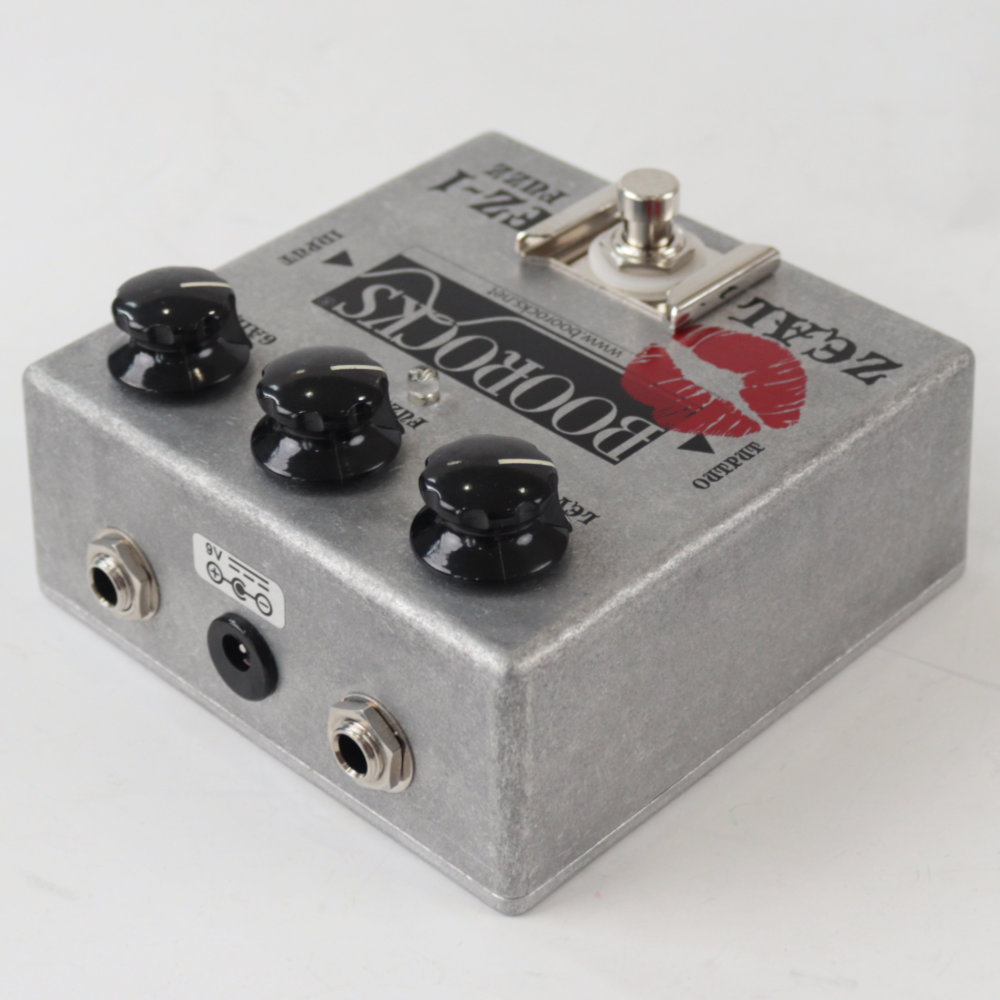 BOOROCKS ブロックス ZEAL Fuzz FZ-1 ファズ ギターエフェクター 入出力端子側サイド