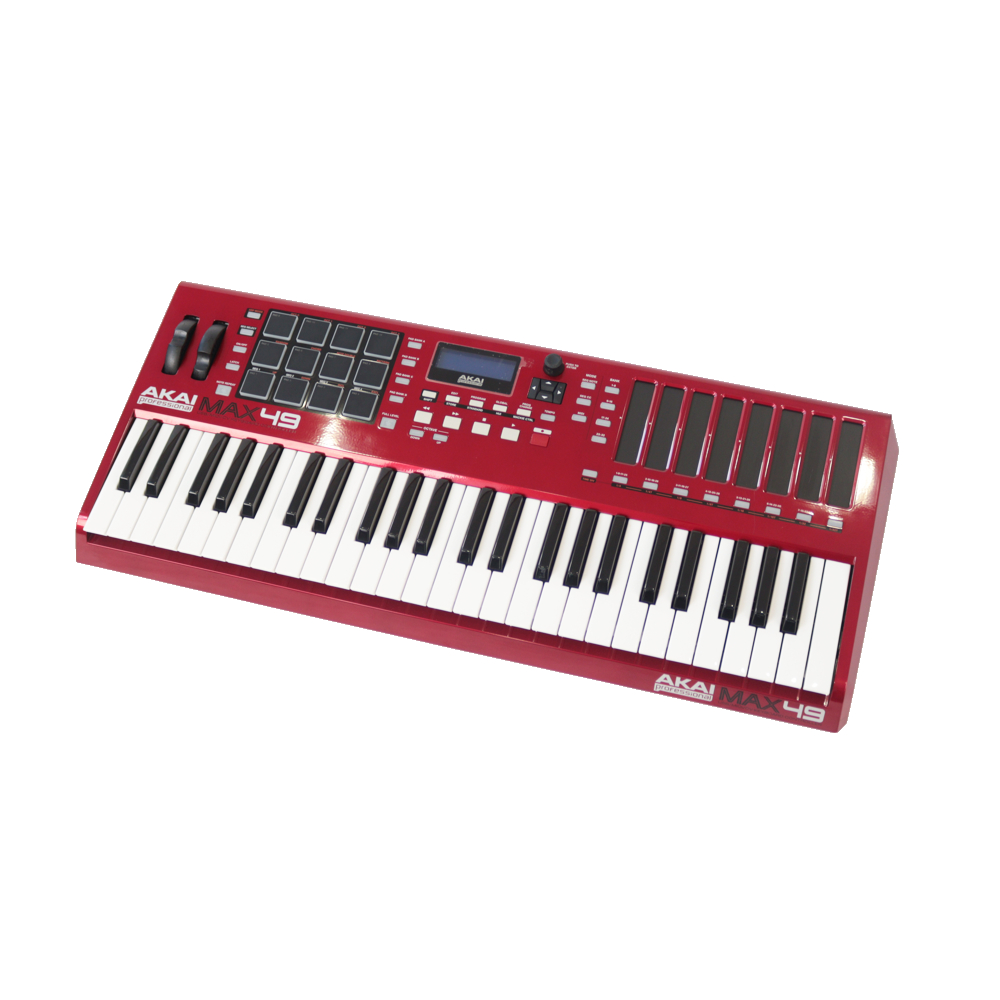 【中古】 MIDIコントローラー AKAI MAX 49 USB MIDI CVコントローラー