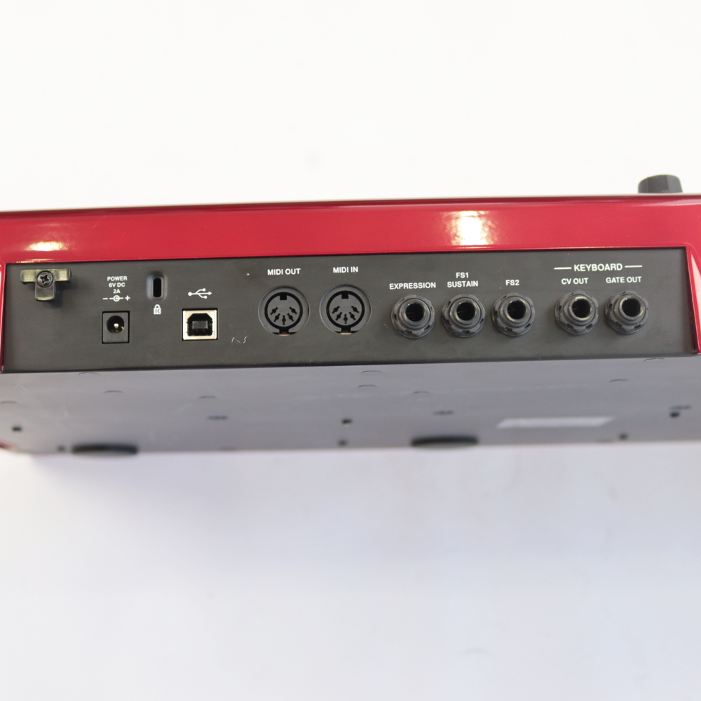 【中古】 MIDIコントローラー AKAI MAX 49 USB MIDI CVコントローラー 入出力部画像