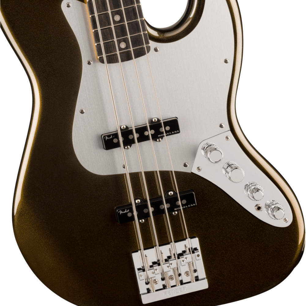 Fender フェンダー American Ultra II Jazz Bass EB Texas Tea エレキベース ジャズベース ボディアップ画像