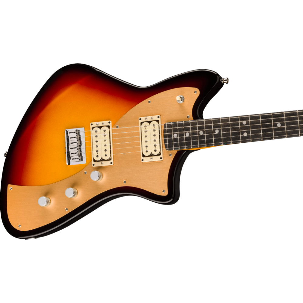 Fender フェンダー American Ultra II Meteora EB Ultraburst エレキギター メテオラ ボディ斜めアングル画像