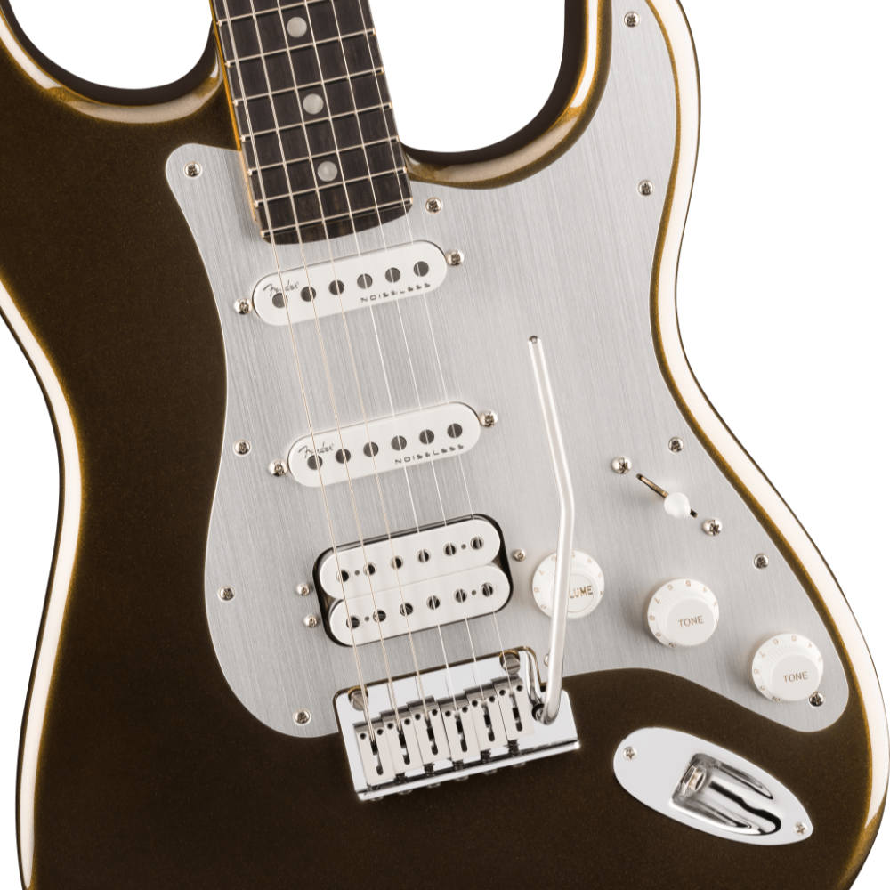 Fender フェンダー American Ultra II Stratocaster HSS EB Texas Tea エレキギター ストラトキャスター ボディアップ画像