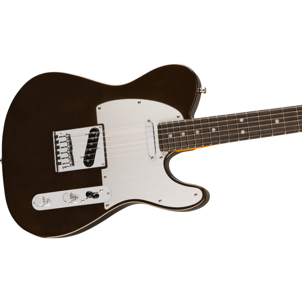 Fender フェンダー American Ultra II Telecaster EB Texas Tea エレキギター テレキャスター ボディ斜めアングル画像