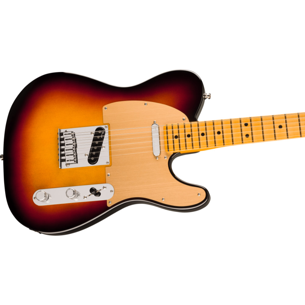 Fender フェンダー American Ultra II Telecaster MN Ultraburst エレキギター テレキャスター ボディ斜めアングル画像