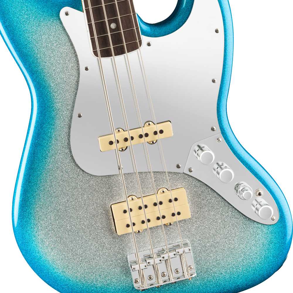 Fender フェンダー Limited Player Plus x Blu DeTiger Jazz Bass SBS エレキベース ジャズベース ボディアップ画像