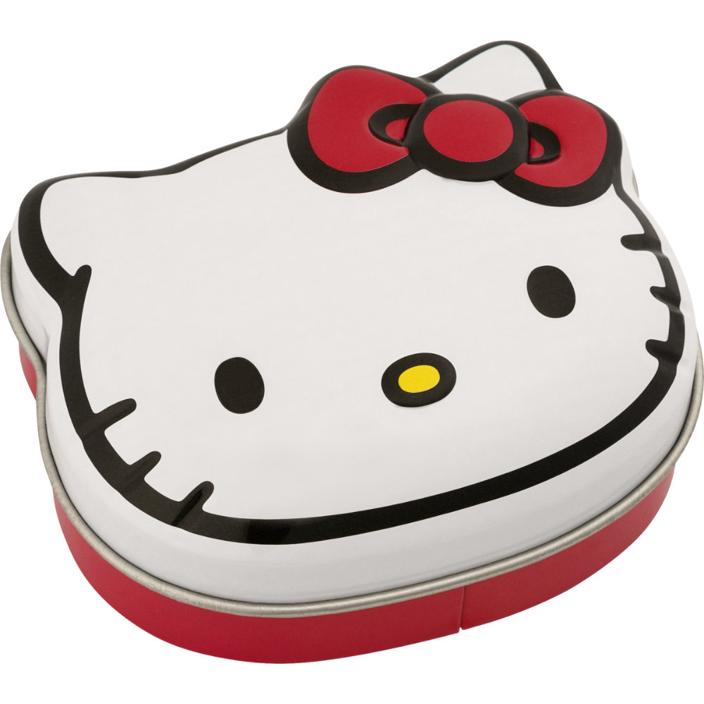 Fender フェンダー Fender x Hello Kitty Pick Tin 18 Pack ギターピック 18枚入り ケースサイド