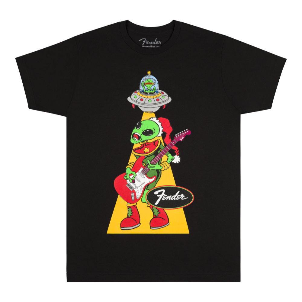 Fender フェンダー Fender Ugly Christmas Tee Alien Blk M Tシャツ