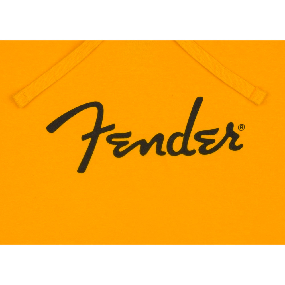 Fender フェンダー Fender Spaghetti Logo Hoodie Butterscotch Blonde Lサイズ パーカー デザイン詳細