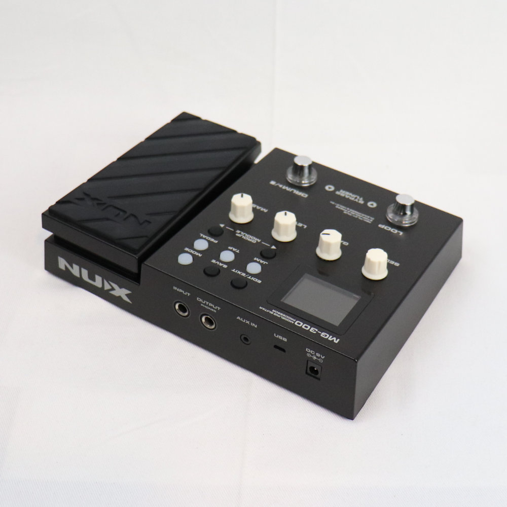 【中古】 ギターマルチエフェクター NUX MG-300 マルチエフェクター ニューエックス 全体画像