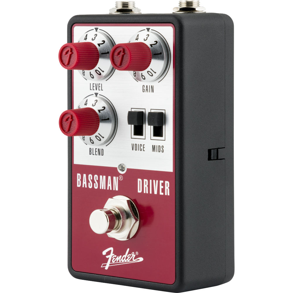 Fender フェンダー Bassman Driver オーバードライブ ディストーション エフェクター 右サイド