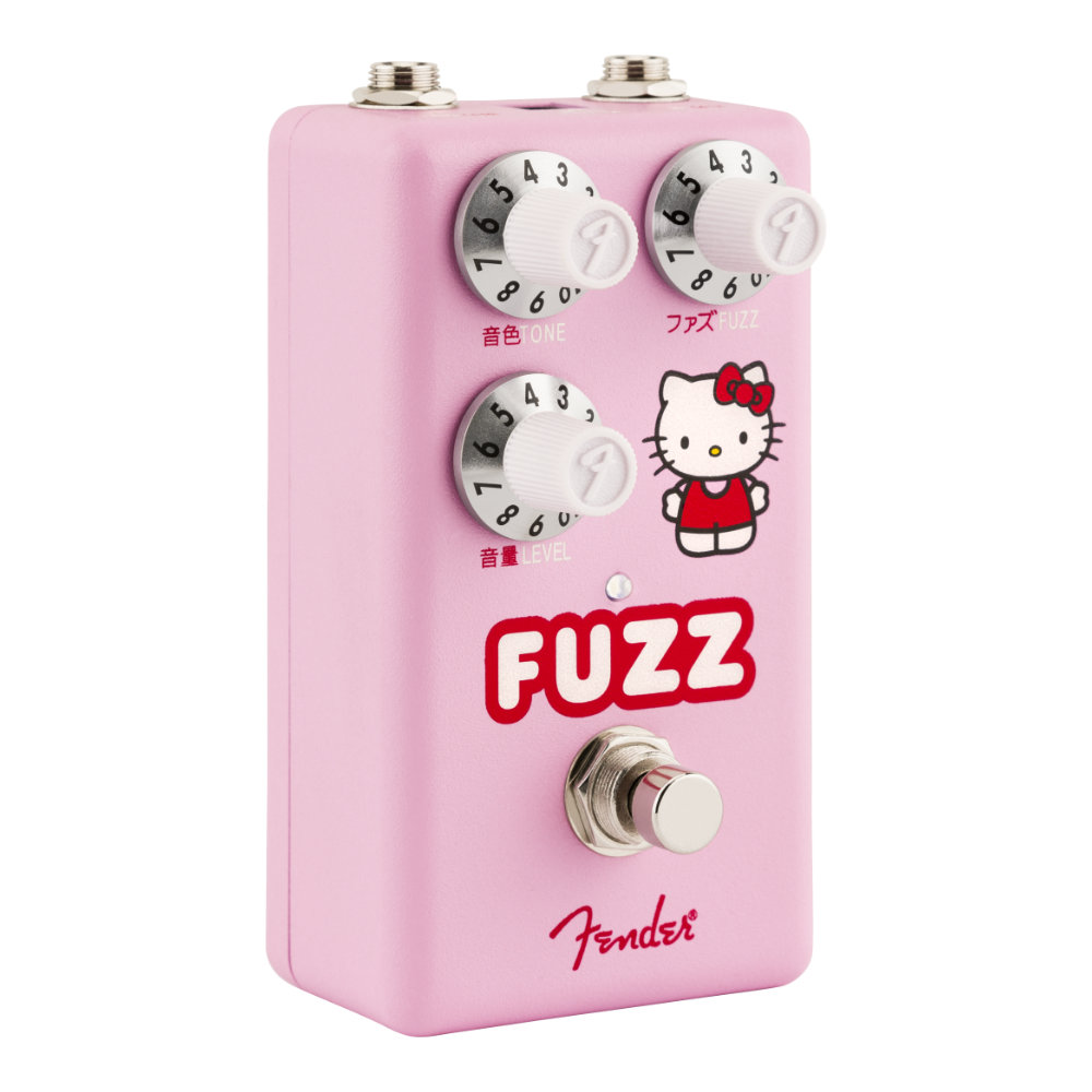 Fender フェンダー HELLO KITTY FUZZ ファズ ギターエフェクター 左サイド