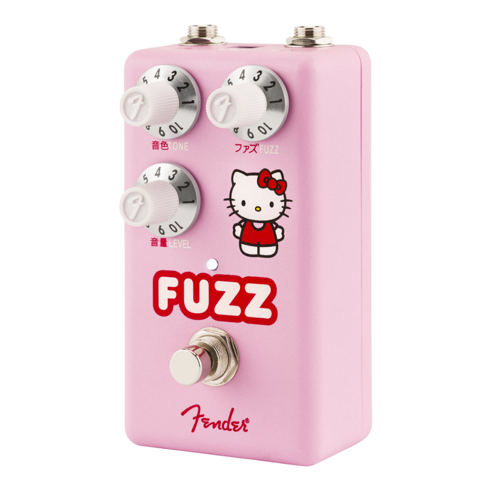 Fender フェンダー HELLO KITTY FUZZ ファズ ギターエフェクター 右サイド