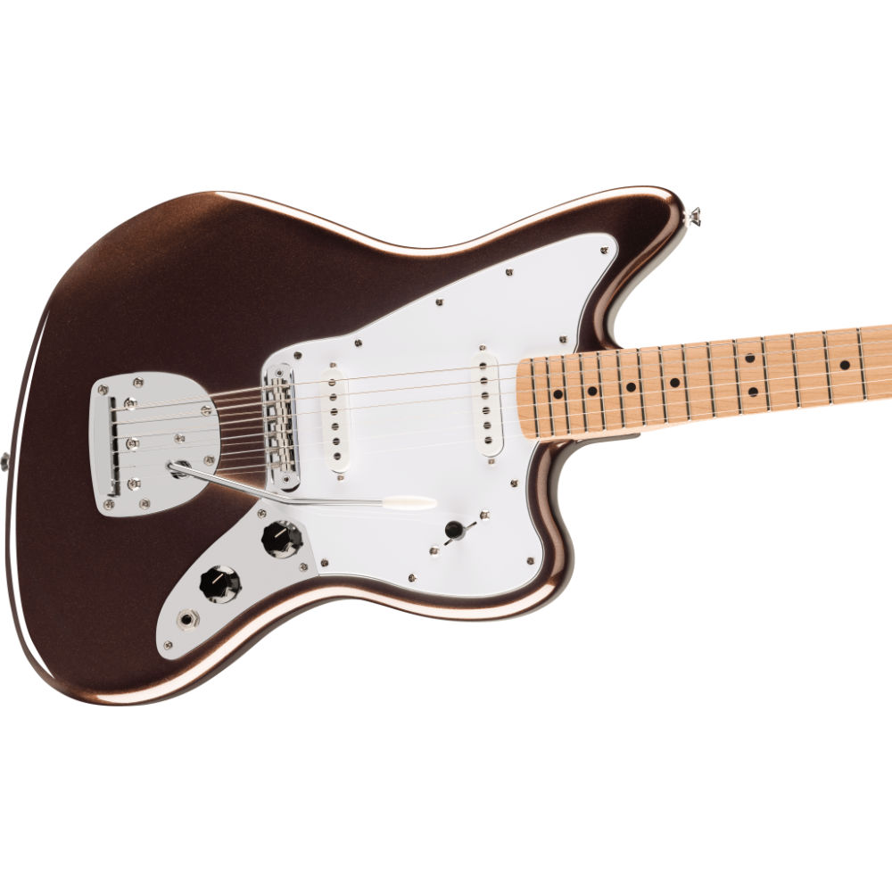 Squier スクワイヤー スクワイア Affinity Series Jaguar Maple Fingerboard White Pickguard Mystic Metallic Brown エレキギター ボディトップ