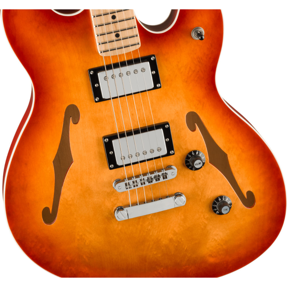 Squier スクワイヤー スクワイア Affinity Series Starcaster Deluxe Maple Fingerboard Sienna Sunburst ボディトップ