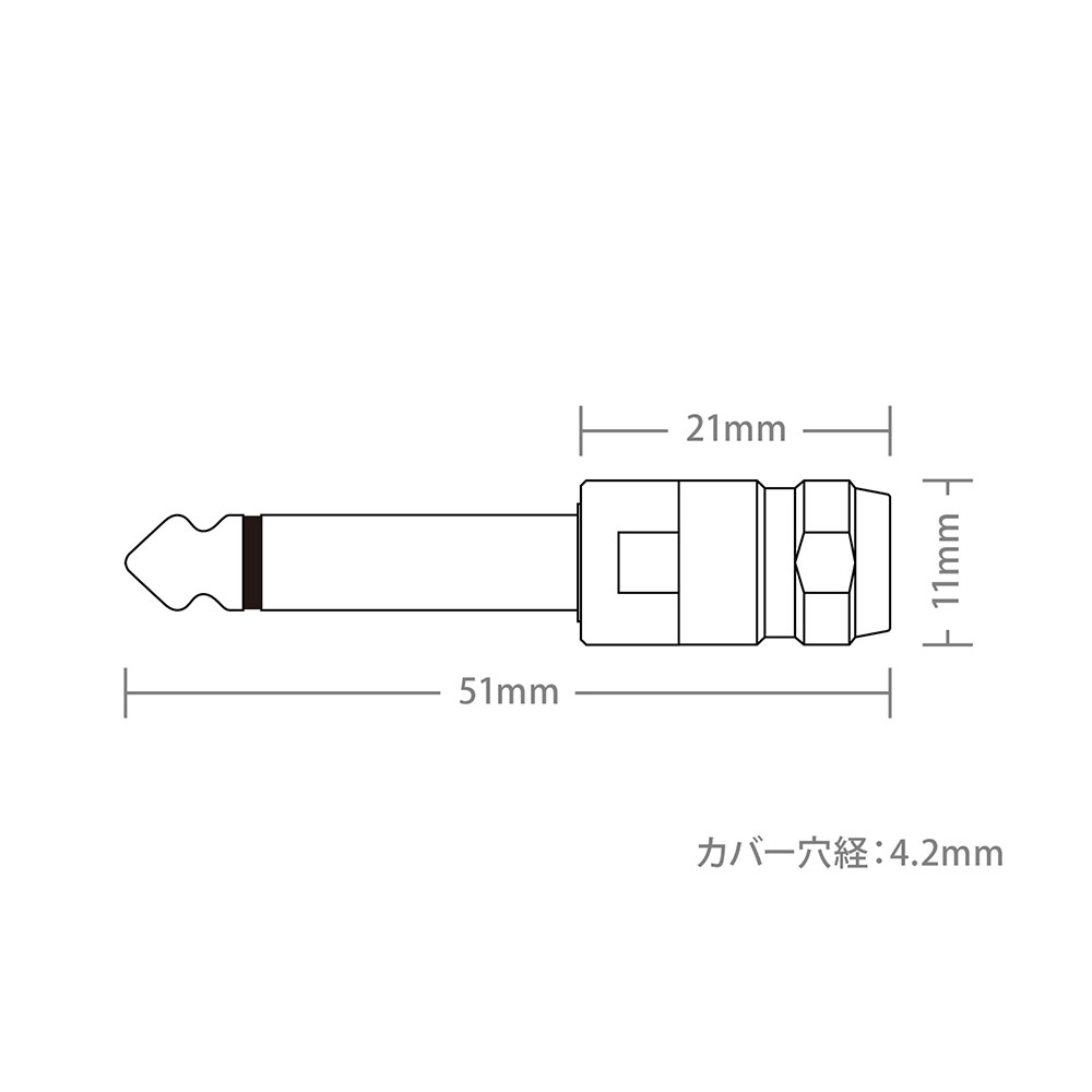 NEO by OYAIDE Elec オヤイデ ネオ SLP-240G ソルダーレスプラグ S型プラグ 寸法図