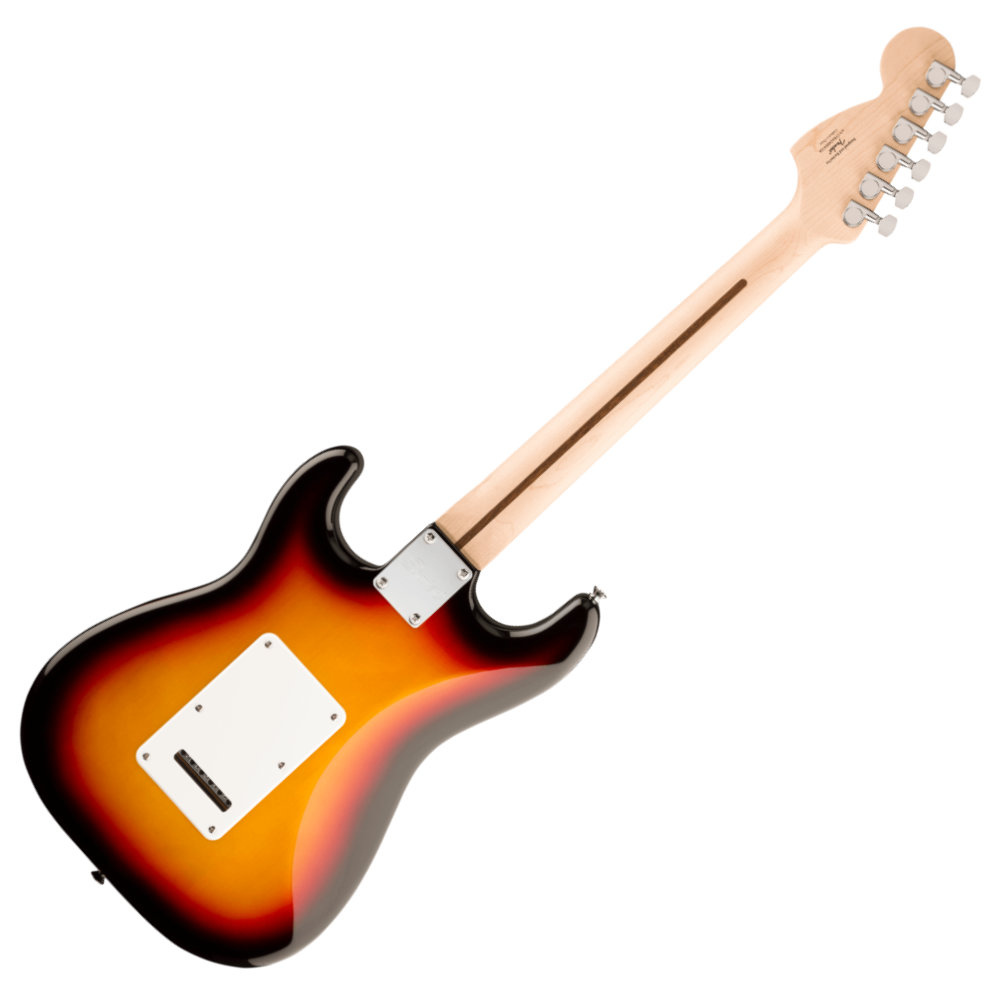 Squier スクワイヤー スクワイア Affinity Series Stratocaster Junior HSS Laurel Fingerboard White Pickguard 3-Color Sunburst ボディバック