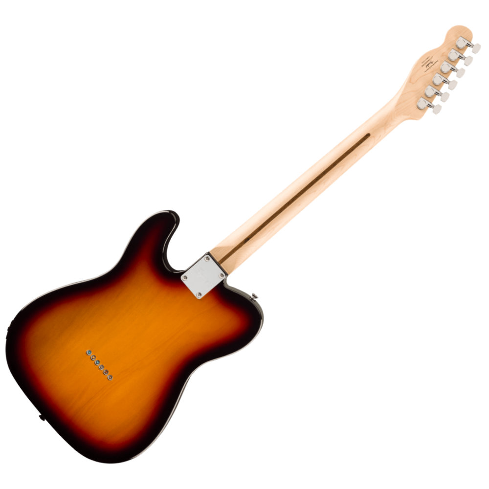 Squier スクワイヤー スクワイア Affinity Series Telecaster Thinline Maple Fingerboard White Pickguard 3-Color Sunburst エレキギター ボディバック