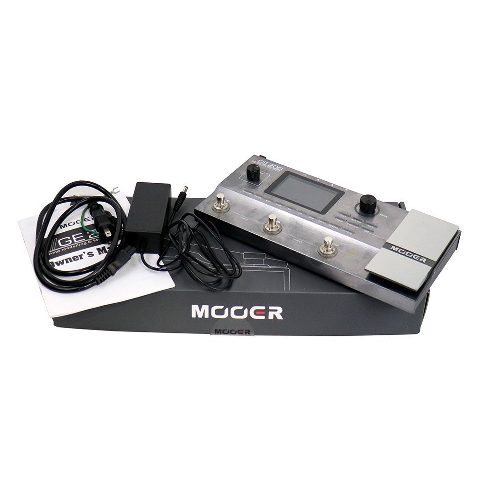 中古】 Mooer GE200 マルチエフェクター([USED] 多彩なアンプ/エフェクトモデリングを収録) | web総合楽器店  chuya-online.com