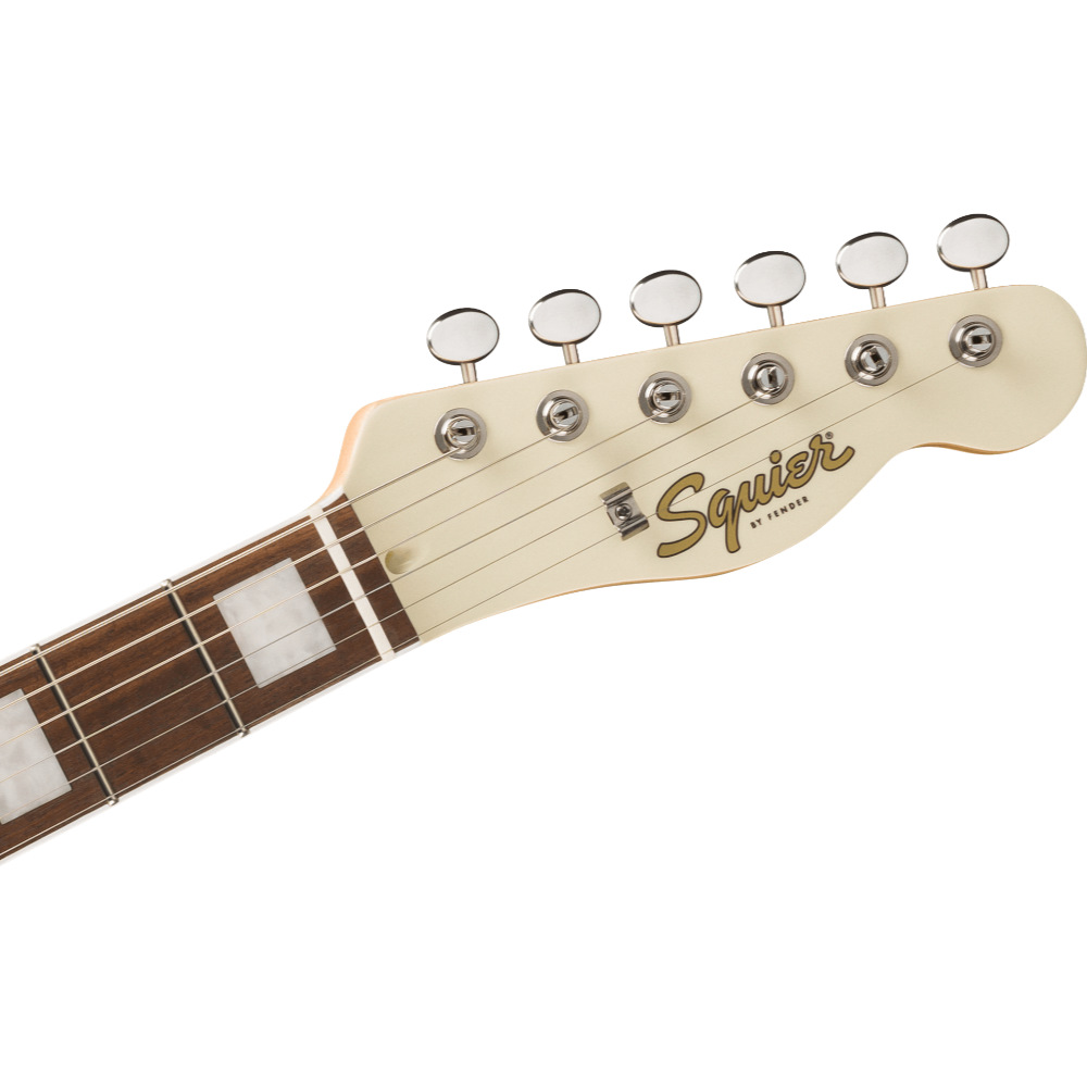 Squier スクワイヤー スクワイア Limited Edition Paranormal Offset Telecaster SJ Olympic White エレキギター ヘッド画像