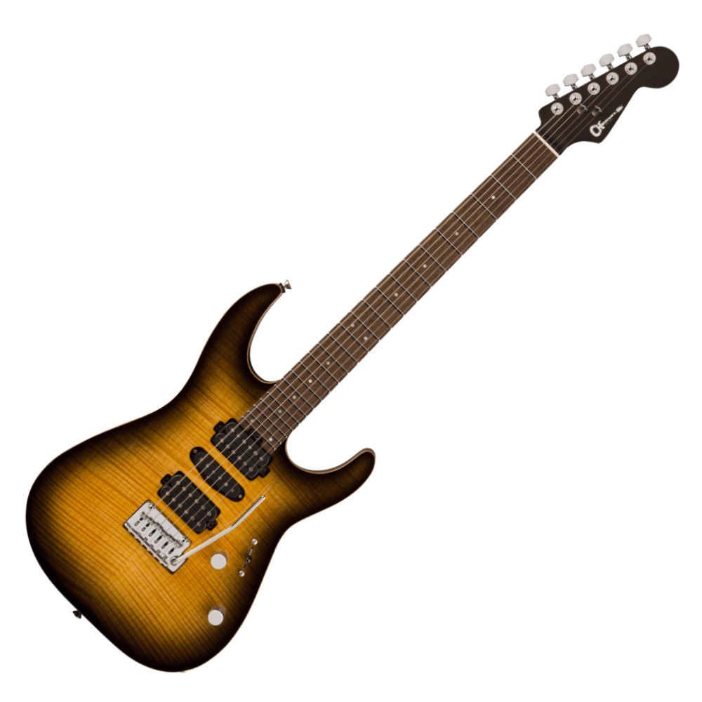 Charvel シャーベル MJ DK24 HSH 2PT W Mahogany with Flame Maple Antique Burst JP エレキギター