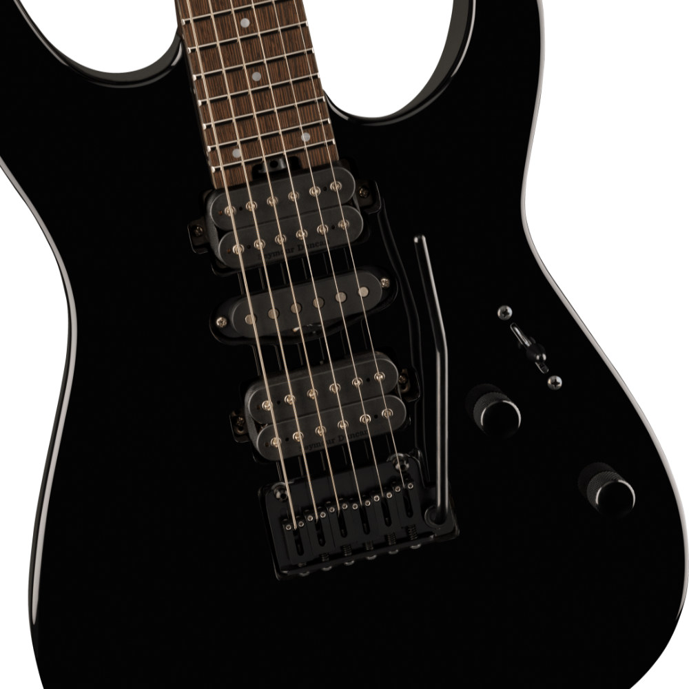 Charvel シャーベル MJ DK24 HSH 2PT W Mahogany Black JP エレキギター ボディ画像