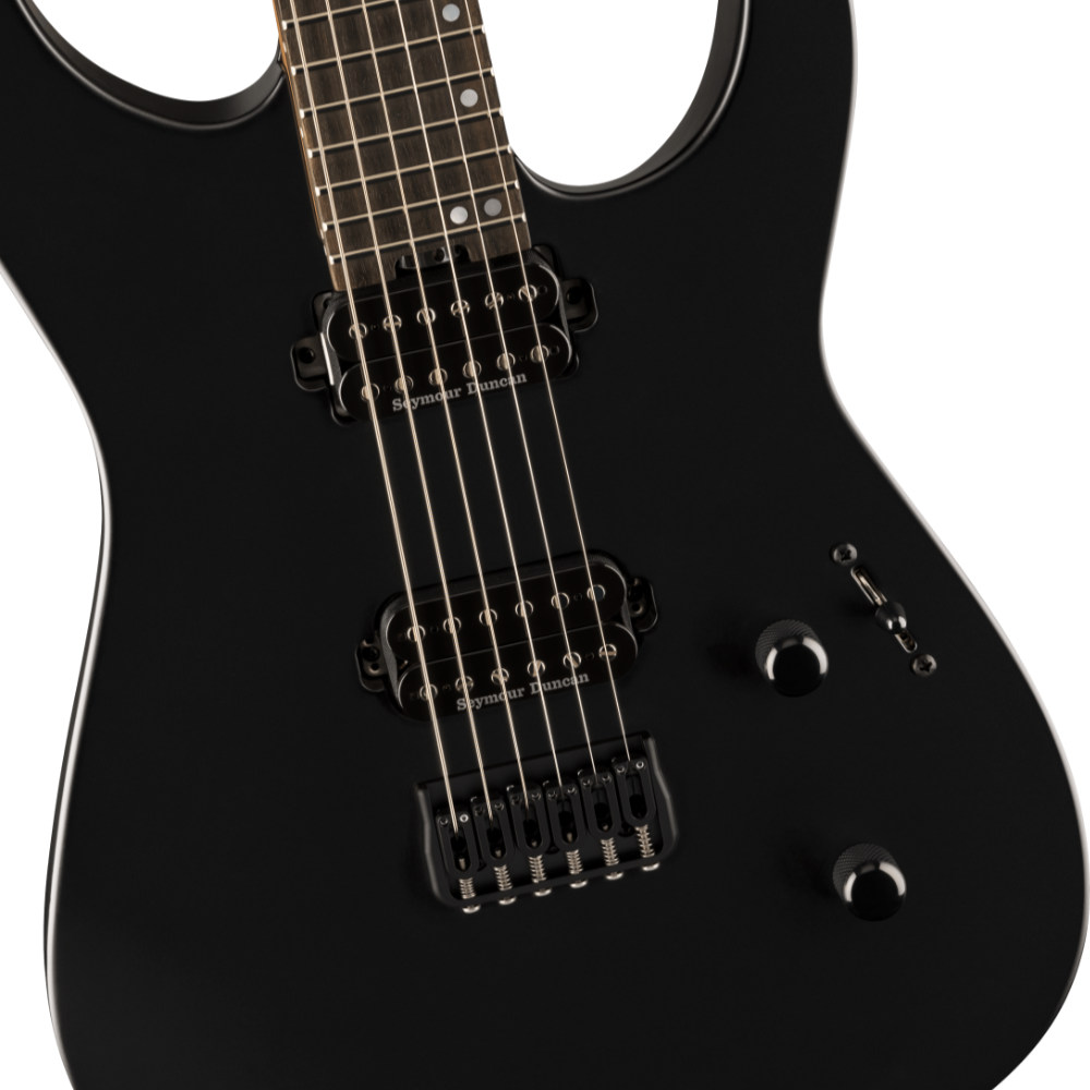 Jackson ジャクソン American Series Virtuoso HT Satin Black エレキギター ボディアップ画像