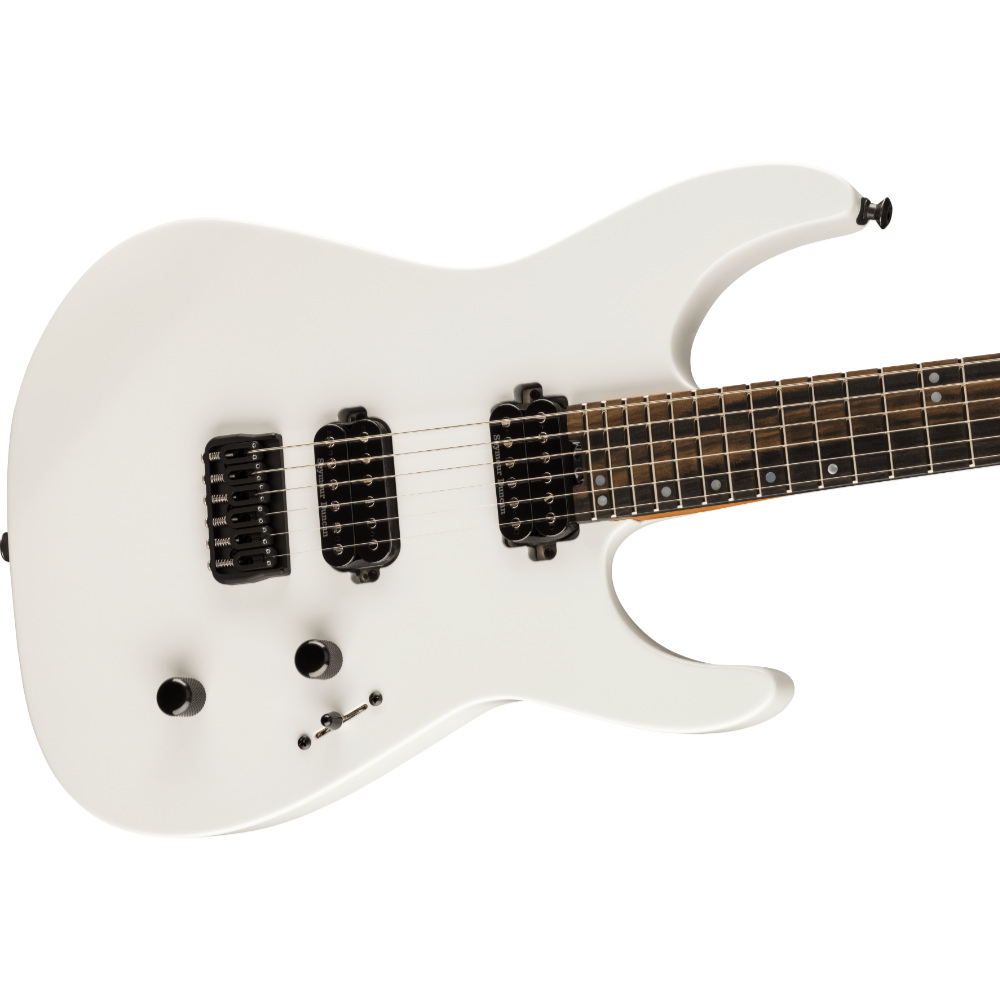 Jackson ジャクソン American Series Virtuoso HT Snow White エレキギター ボディ斜めアングル画像