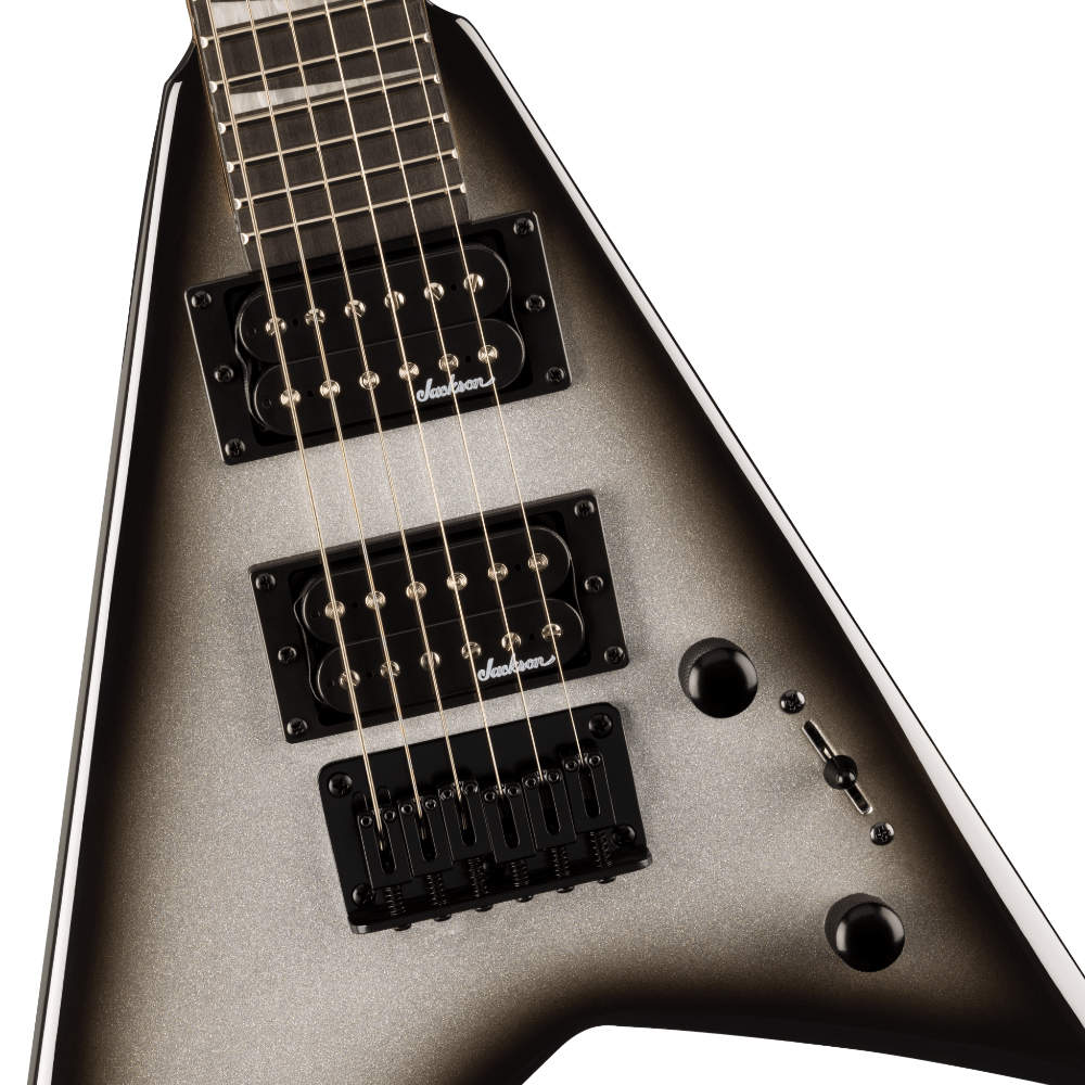 Jackson ジャクソン JS Series Rhoads Minion JS1X Silver Burst エレキギター ボディアップ画像