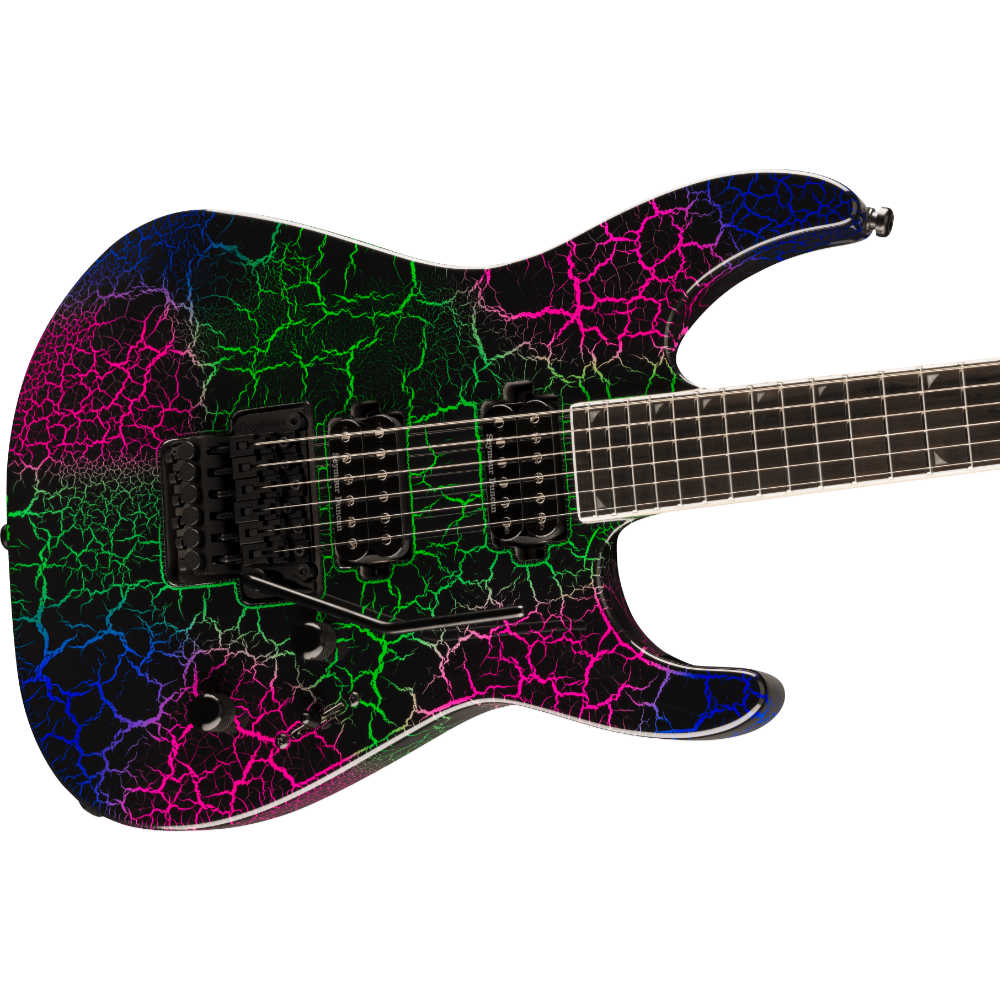 Jackson ジャクソン Pro Plus Series Soloist SL2 Bruised Crackle エレキギター ボディ斜めアングル画像