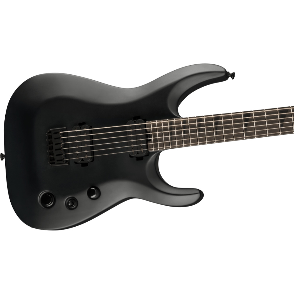 Jackson ジャクソン Pro Plus XT Soloist SLAT HT6 Baritone Satin Black エレキギター ボディ斜めアングル画像