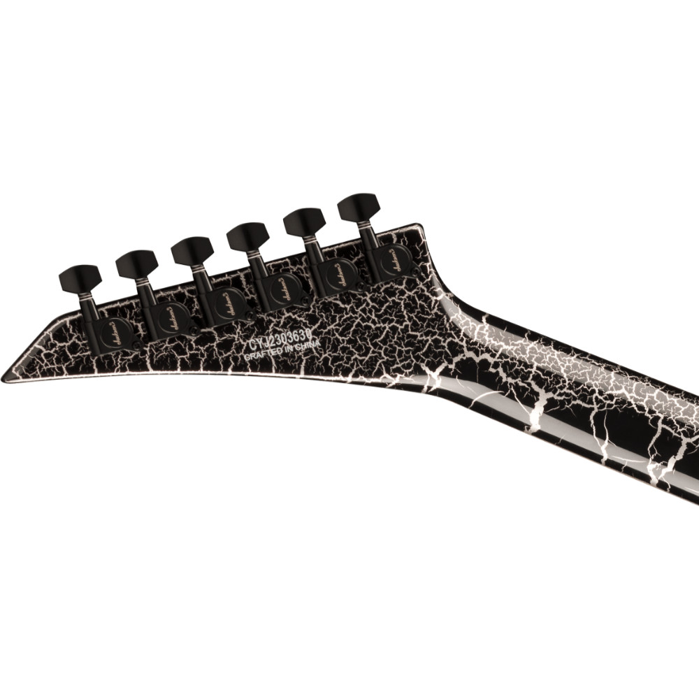 Jackson ジャクソン X Series Soloist SLX DX Silver Mercury Crackle エレキギター ヘッドバック画像