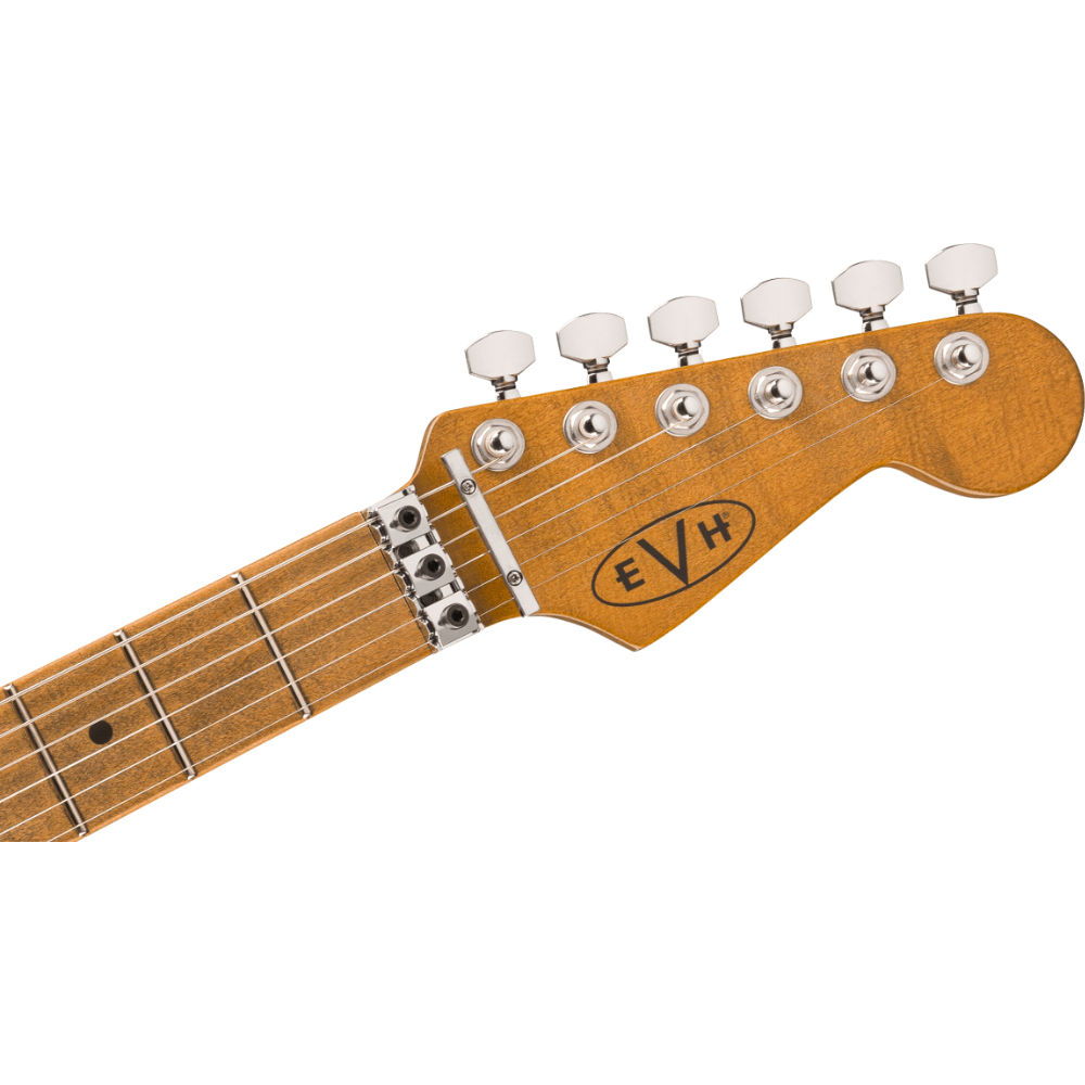 EVH イーブイエイチ EVH Limited Edition Frankenstein Relic Series Maple Fingerboard Vintage Sunburst ヘッド表