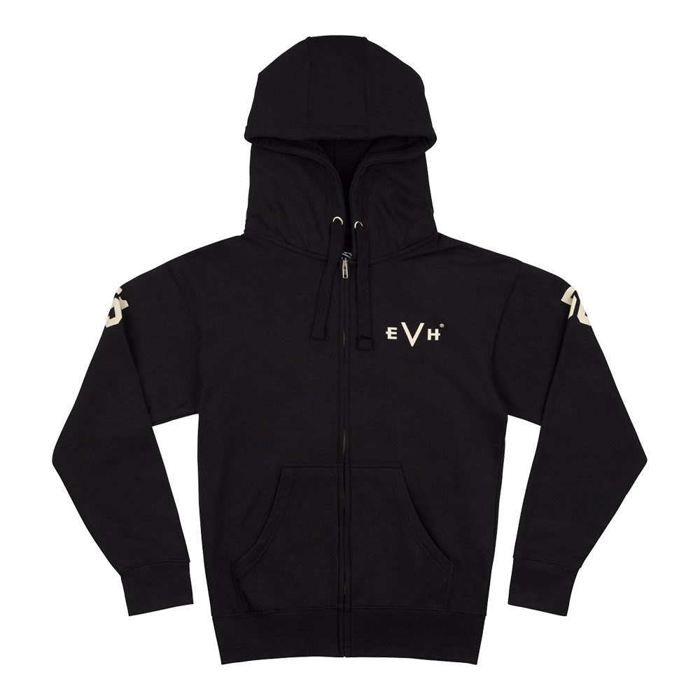 EVH イーブイエイチ EVH 5150 Zip Hoodie Black M ジップアップパーカー ジップフーディー