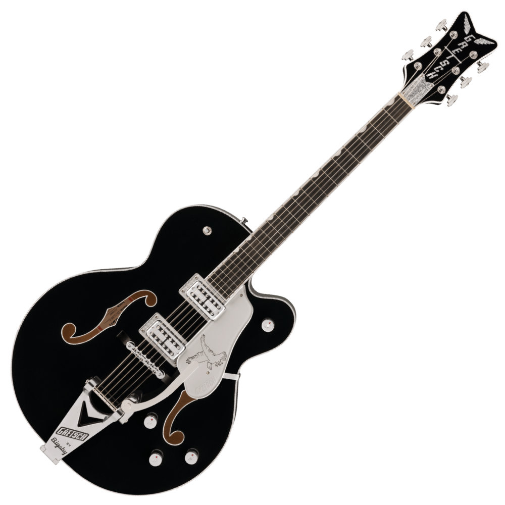 GRETSCH グレッチ Falcon Hollow Body with String-Thru Bigsby and Chrome Hardware Ebony Fingerboard Black エレキギター