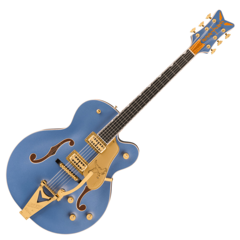 GRETSCH グレッチ Falcon Hollow Body with String-Thru Bigsby and Gold Hardware Ebony Fingerboard Cerulean Smoke エレキギター