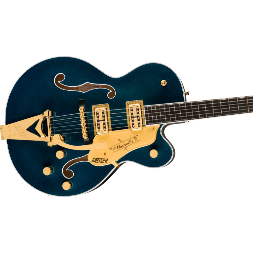 GRETSCH グレッチ Nashville Hollow Body with String-Thru Bigsby and Gold Hardware Ebony Fingerboard Midnight Sapphire エレキギター ボディトップ